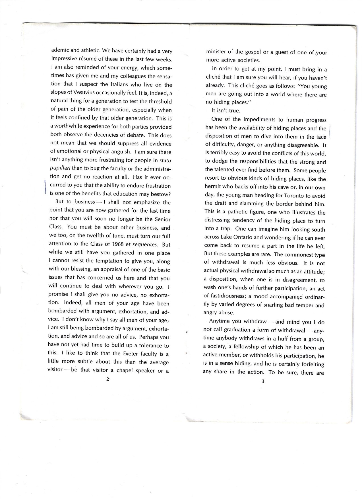 Commencement Address 1967 - Page 3