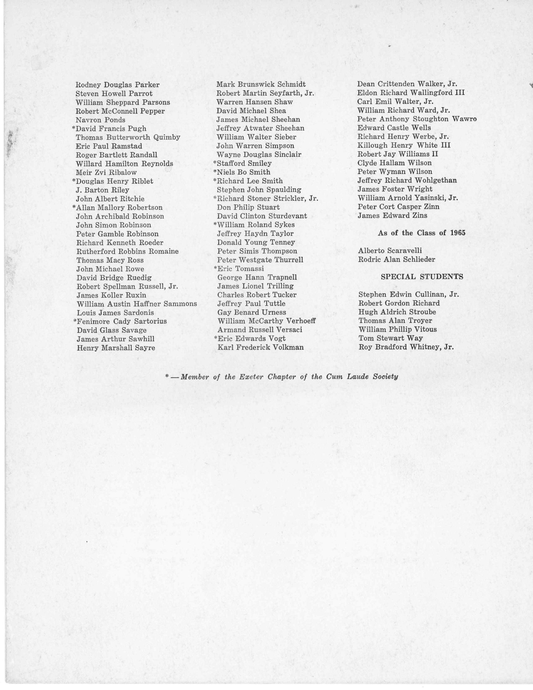 Graduation Program 1966 - Page 4