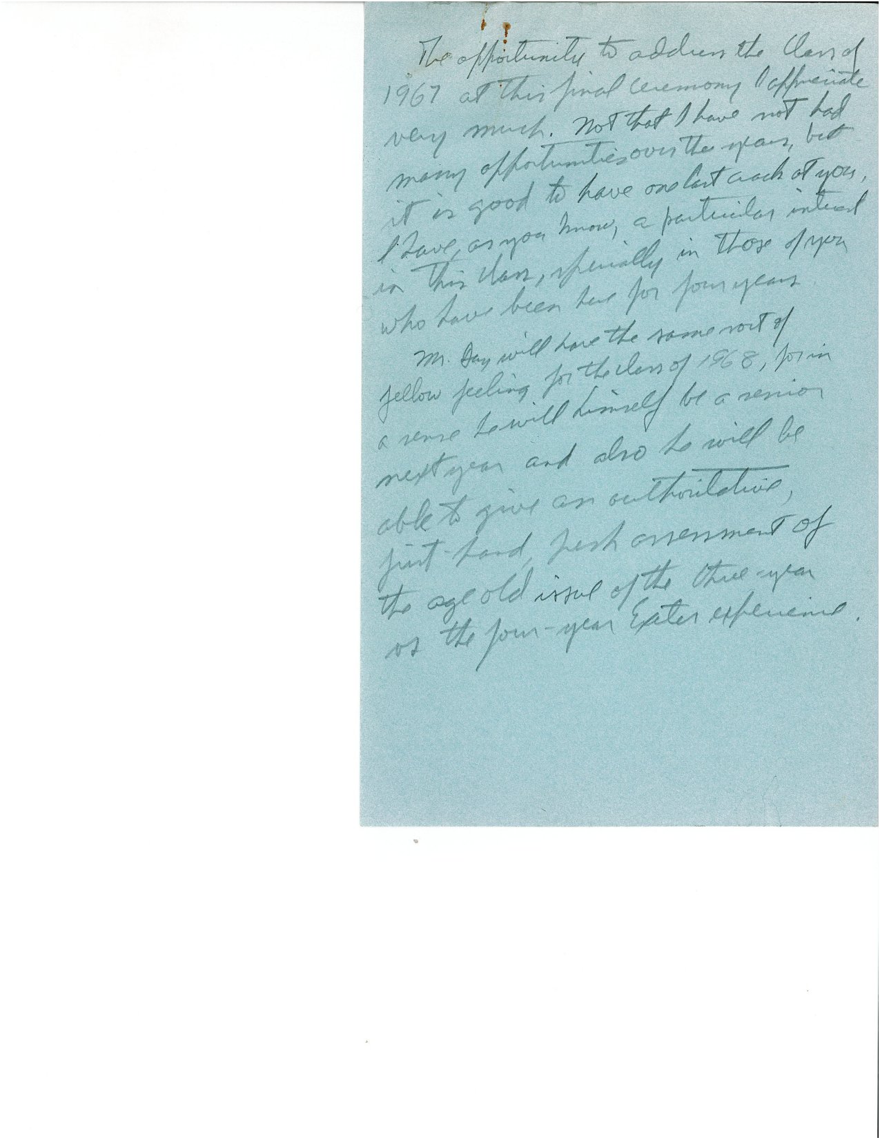 Handwritten Notes - Page 1