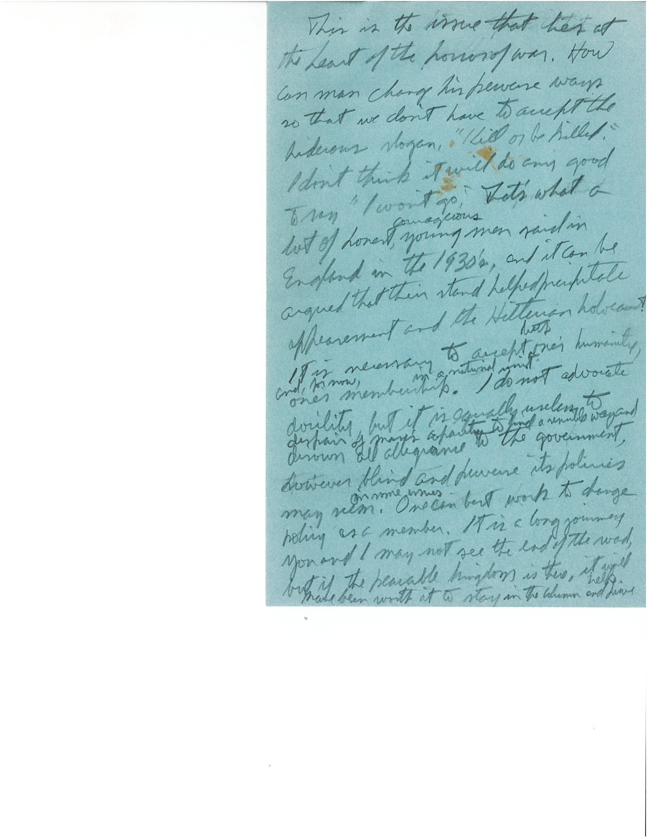 Handwritten Notes - Page 9