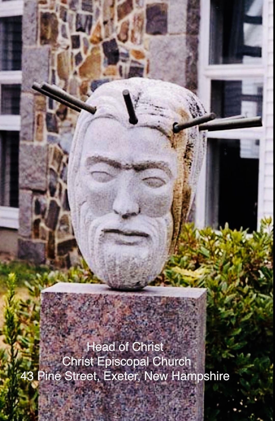 Head of Christ sculpture by Cabot Lyford