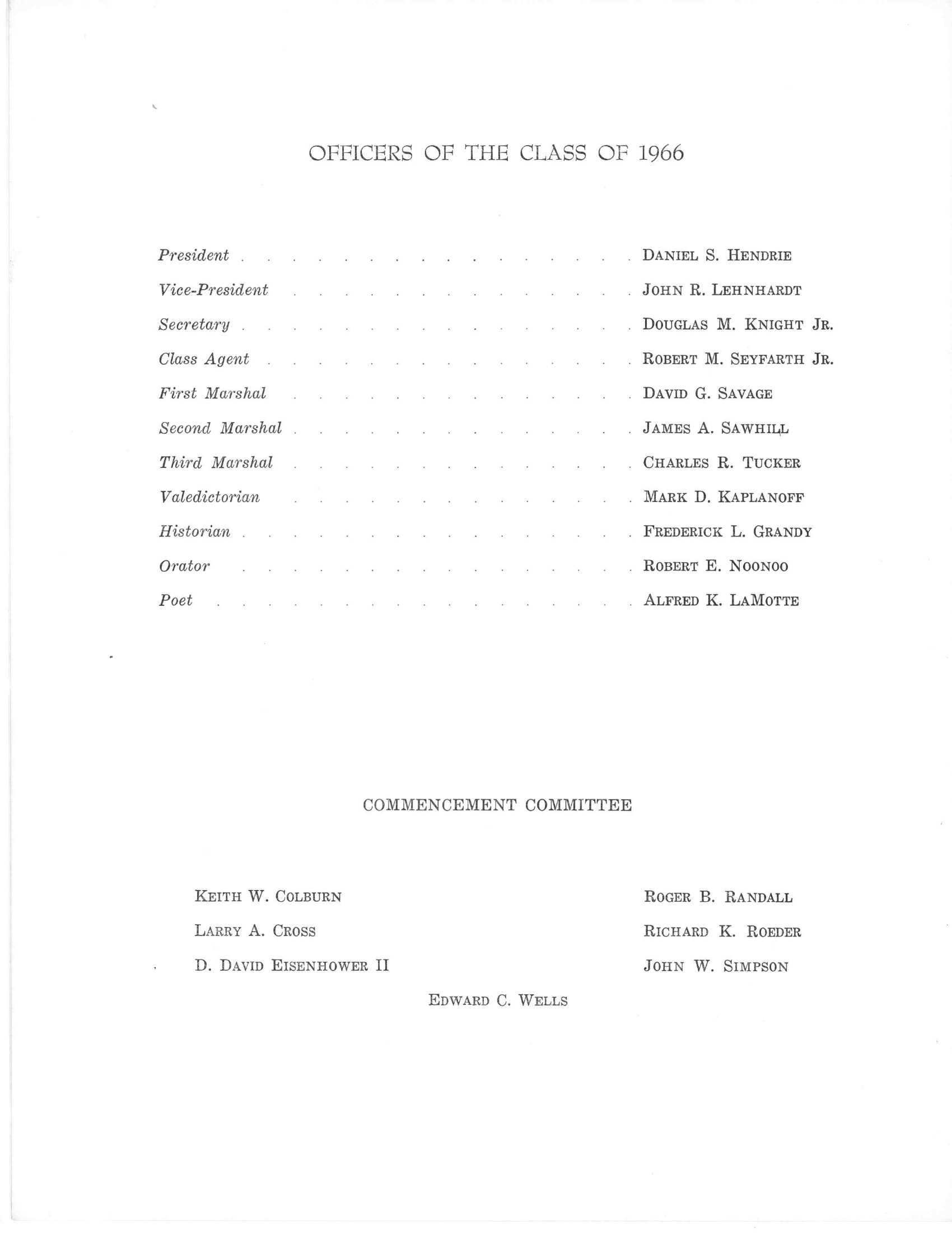 Senior Class Day Program Page 4